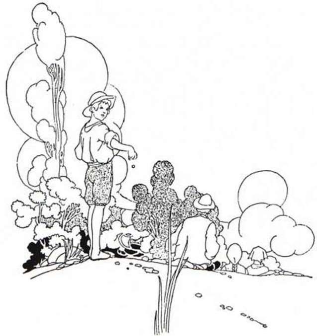charles-robinson-hansel-and-gretel-line-drawing-black-and-white